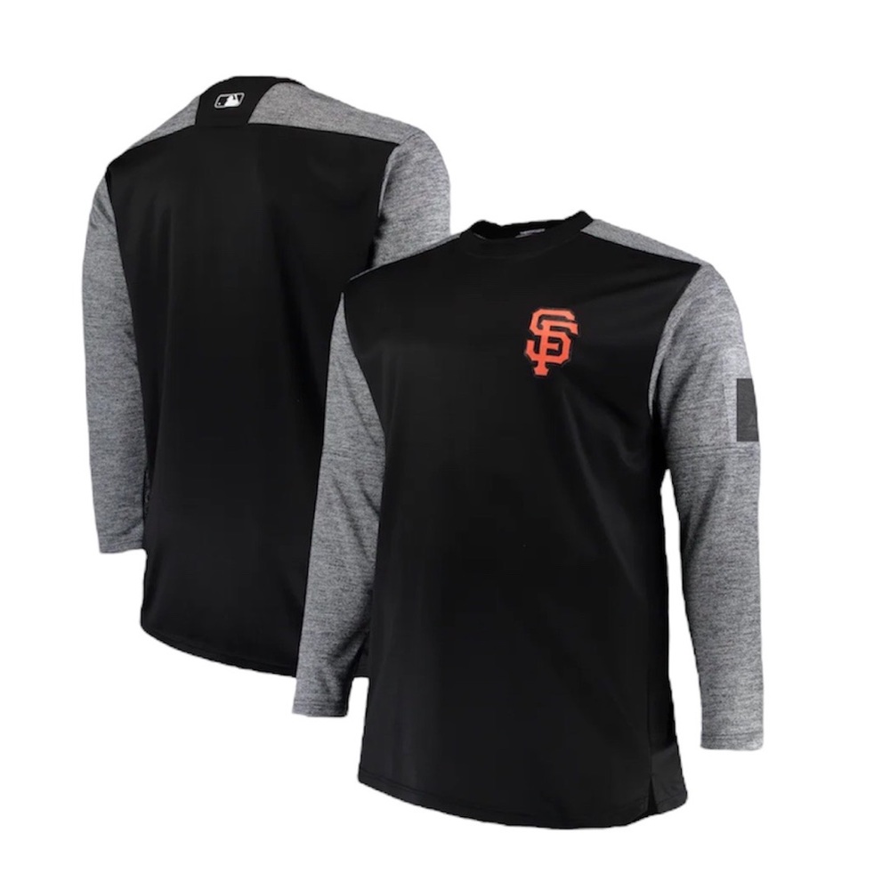 San Francisco Giants Majestic On-Field Tech Fleece Sweatshirt